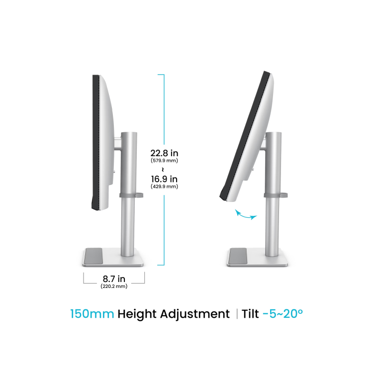 BenQ MA270S 27" IPS 5K USB-C KVM Thunderbolt 4 Height-Adjustable Monitor for MacBook
