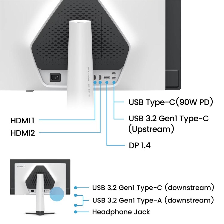 BenQ MOBIUZ EX271UZ 27" 4K UHD OLED 240Hz 0.03ms Gaming Monitor