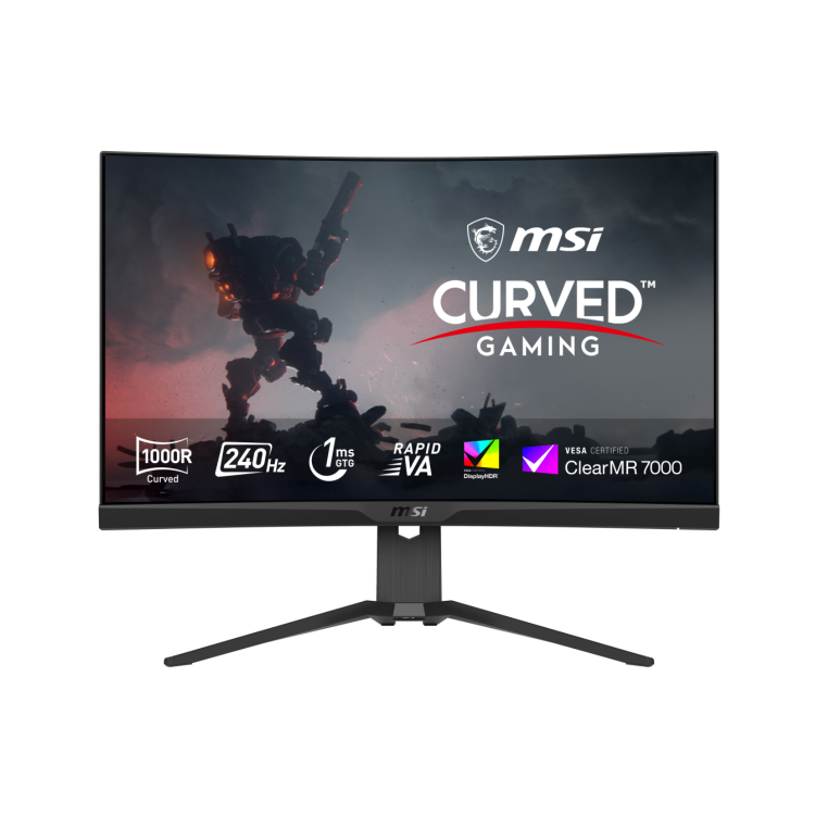 MSI MPG 275CQRXF 27" VA WQHD 240Hz 1ms Curved Gaming Monitor