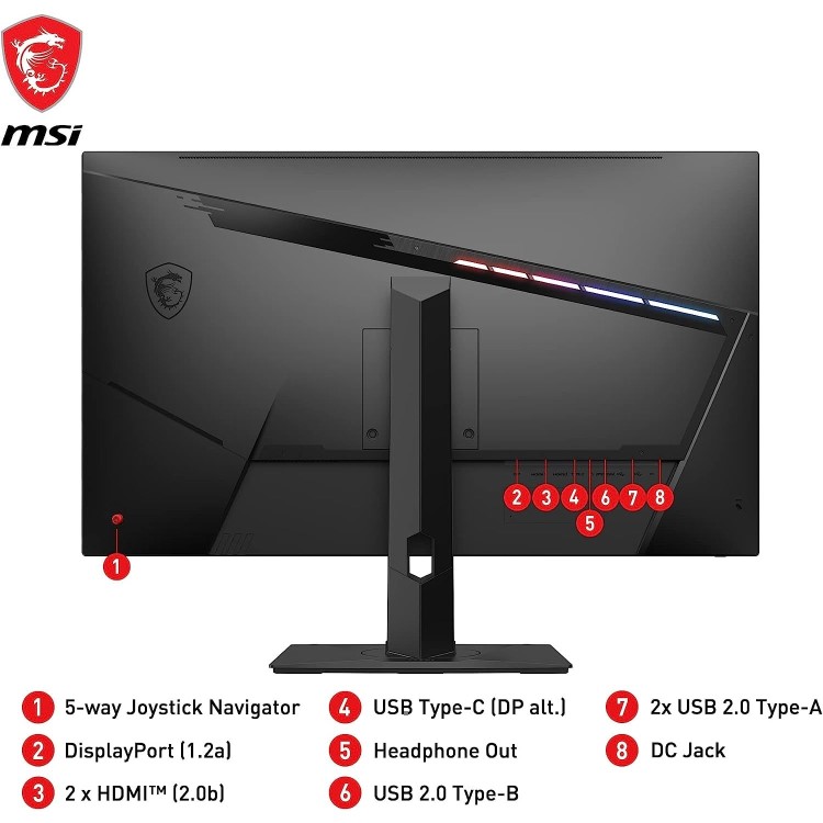 MSI MAG321QR-QD 31.5" WQHD 170Hz Gaming Monitor