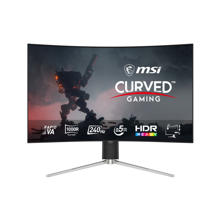 MSI MAG 325CQRXF E2 32" VA WQHD 240Hz 0.5ms Curved Gaming Monitor