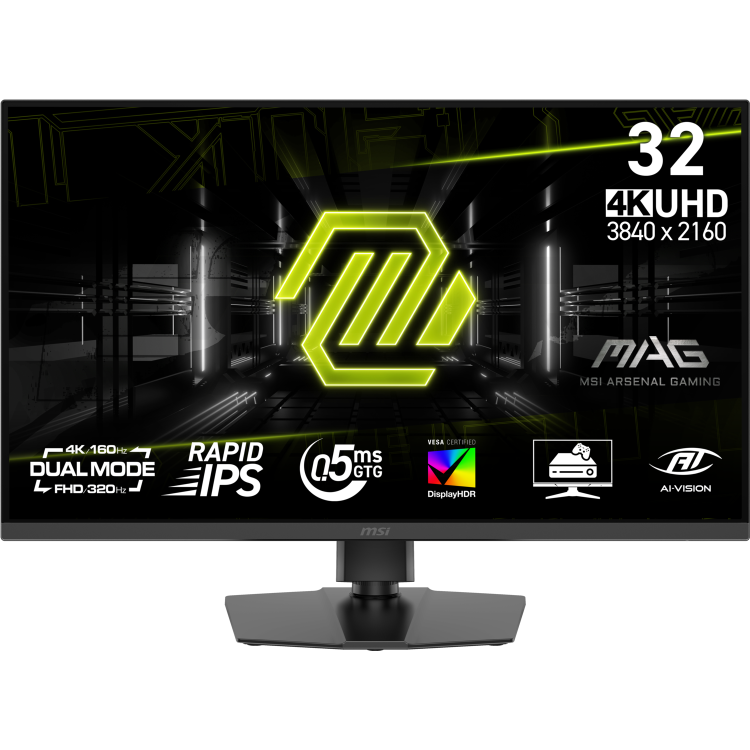 MSI MAG 322URDF E16 32" IPS 4K UHD 160Hz Full HD 320Hz 0.5ms Gaming Monitor