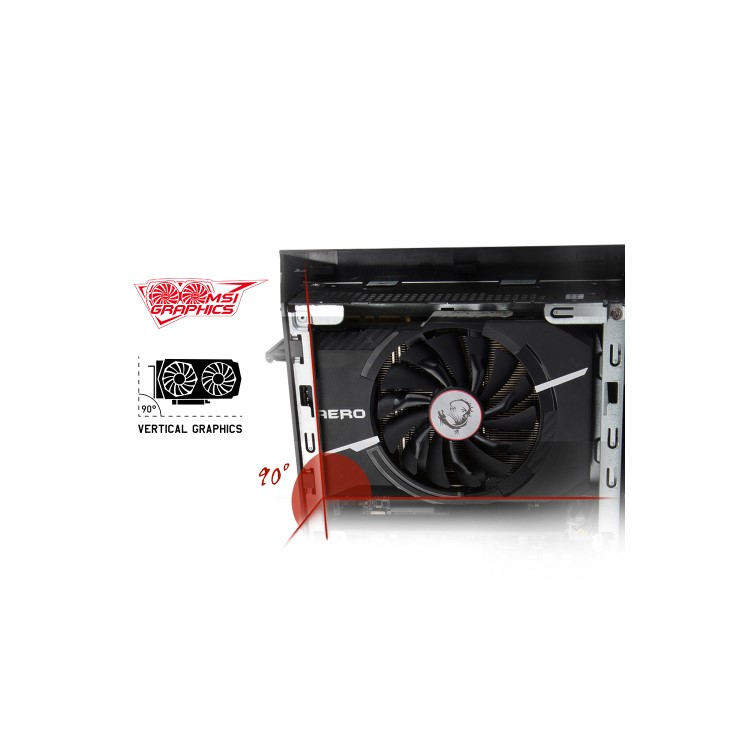 MSI Trident 3 Core i5-8400 8GB 1TB + 128GB SSD GeForce GTX 1050 Ti 4GB Windows 10 Gaming PC