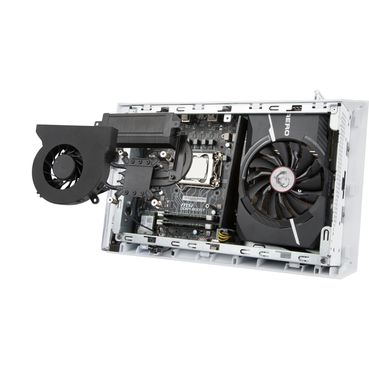 MSI Trident 3 Arctic Core i5-8400 8GB 1TB + 128GB SSD GTX 1050 Ti 4GB Windows 10 Gaming PC