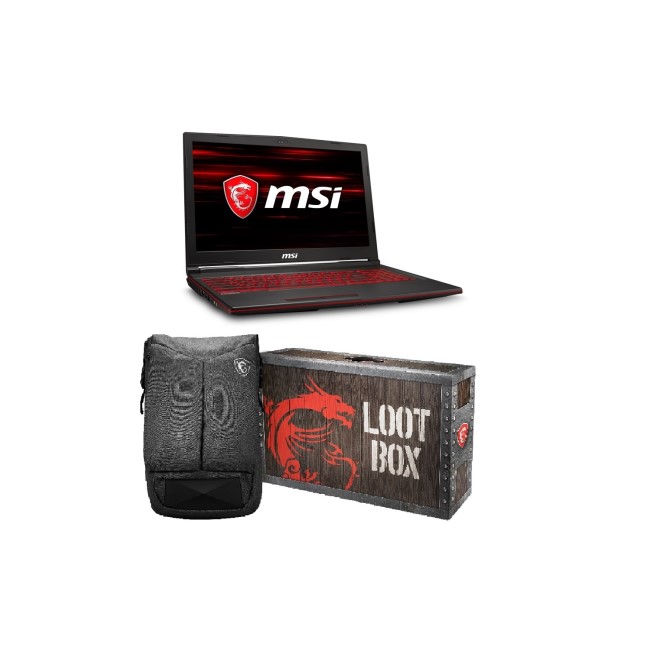 MSI GL63 9SD Core i7-9750H 16GB 256GB SSD 1TB HDD 15.6 Inch FHD GeForce GTX 1660Ti Windows 10 Home Gaming Laptop