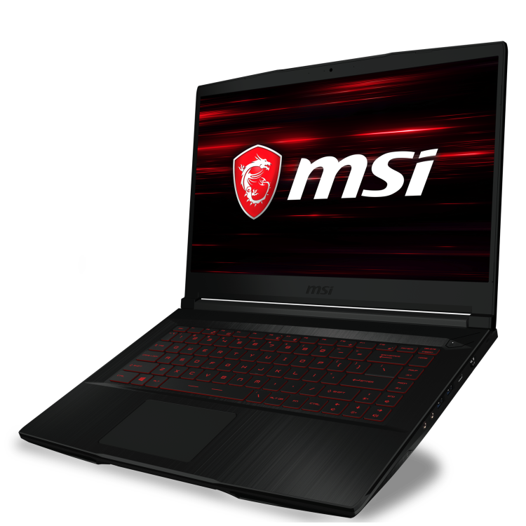 MSI GF63 9SC-418UK Core i7-9750H 8GB 1TB HDD + 128GB SSD 15.6 Inch GeForce GTX 1650 4GB Windows 10 Home Gaming Laptop