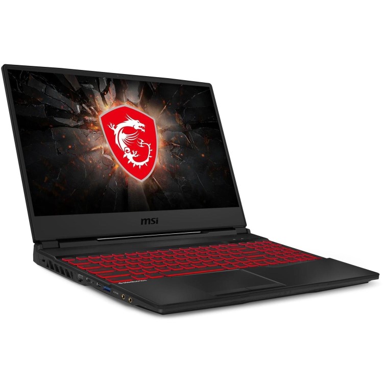 MSI GL65 9SD-246UK Core i7-9750 16GB 1TB HDD + 256GB SSD 15.6 Inch 120Hz HD GeForce GTX 1660 Ti Windows 10 Home Gaming Laptop