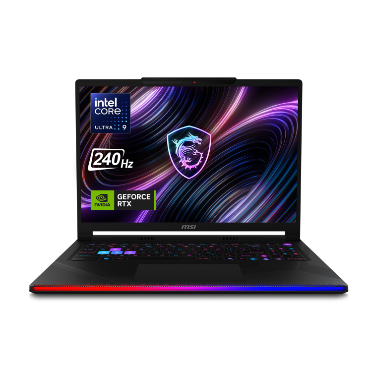 MSI Raider 16 Max Intel Core Ultra 9 32GB RAM 1TB SSD GeForce RTX 5090 240Hz 16 Inch Windows 11 Gaming Laptop