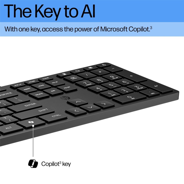 HP 320MK Full Size Wired Desktop Keyboard and Mouse Combo