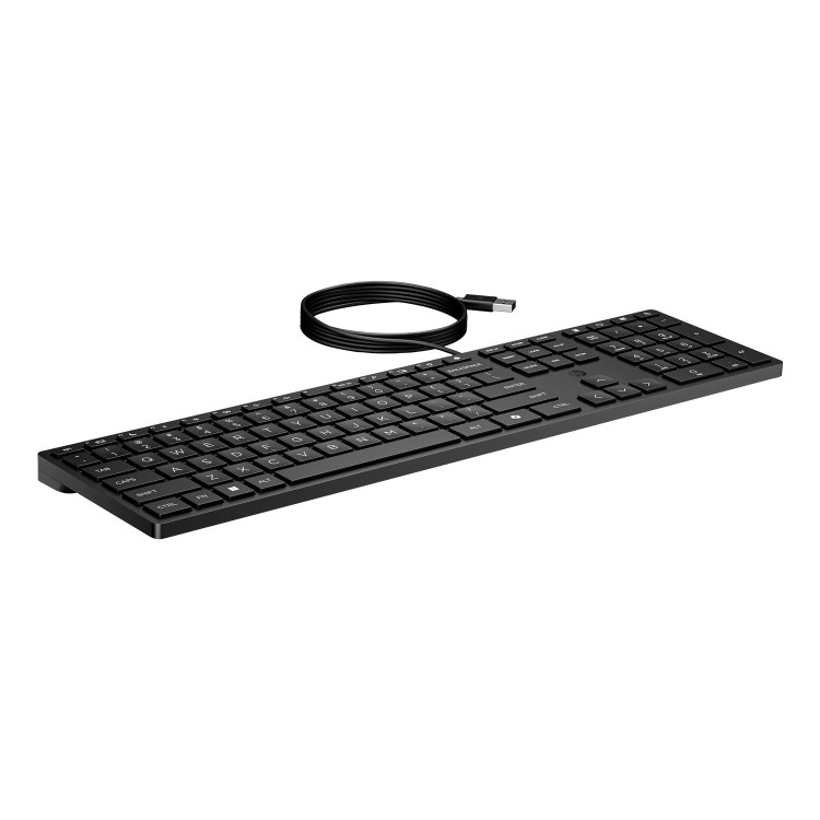 HP Desktop 320K Full Size Wired Membrane Keyboard