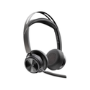 HP Poly Voyager Focus 2 On Ear Bluetooth Wireless Headset with Charging Stand