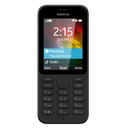 Nokia 215 Black 2.4" 2G Unlocked & SIM Free