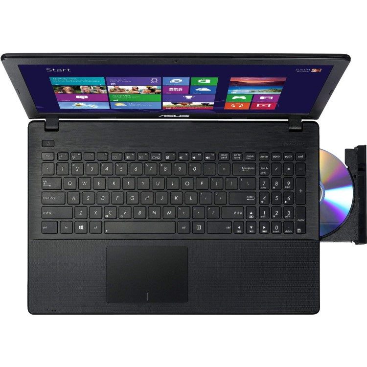 Refurbished Grade A1 Asus F551CA Core i3-3217U 1.8GHz 4GB 500GB DVDSM 15.6" Windows 8 Laptop in Black