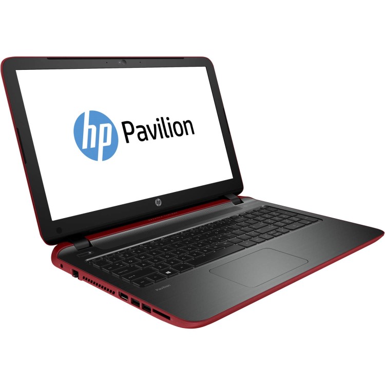 Refurbished Grade A1 HP Pavilion 15-p120na Core i3-4030U 8GB 1TB 15.6 inch Windows 8.1 Laptop in Red & Grey