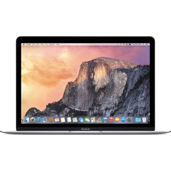 Refurbished Apple Macbook 12" Retina Display Intel Core M 1.1GHz/2.6GHz 8GB 512GB OS X 10.10 Yosemite Laptop in Silver