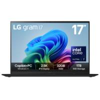 Refurbished LG Gram 17 Hybrid AI Intel Core Ultra 7 32GB RAM 1TB SSD 17 Inch Windows 11 Laptop