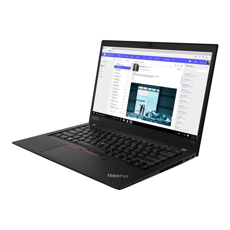 Refurbished Lenovo ThinkPad T495s AMD Ryzen 7 16GB RAM 256GB SSD 14 Inch Windows 10 Home Laptop
