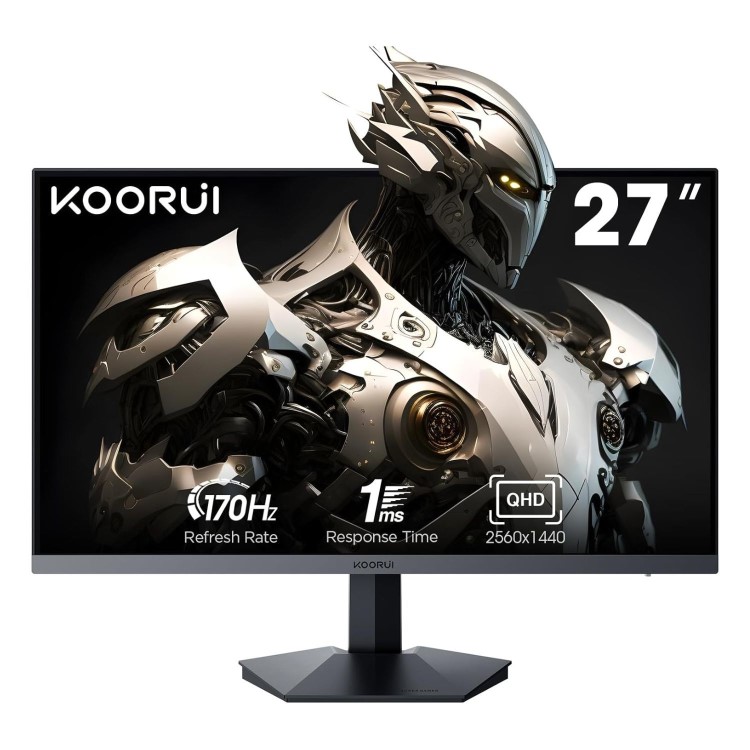 Refurbished KOORUI 27E6CA 27" IPS QHD 170Hz 1ms Gaming Monitor