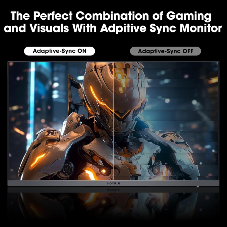 Refurbished KOORUI 27E6CA 27" IPS QHD 170Hz 1ms Gaming Monitor