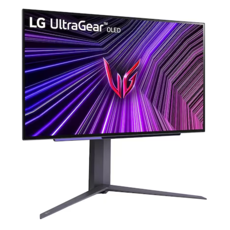 Refurbished LG UltraGear 27GS95QE-B Quad HD 27" OLED Gaming Monitor - Grey