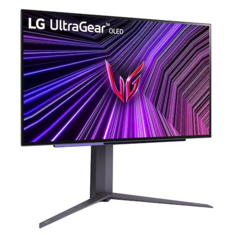 Refurbished LG UltraGear 27GS95QE-B Quad HD 27" OLED Gaming Monitor - Grey