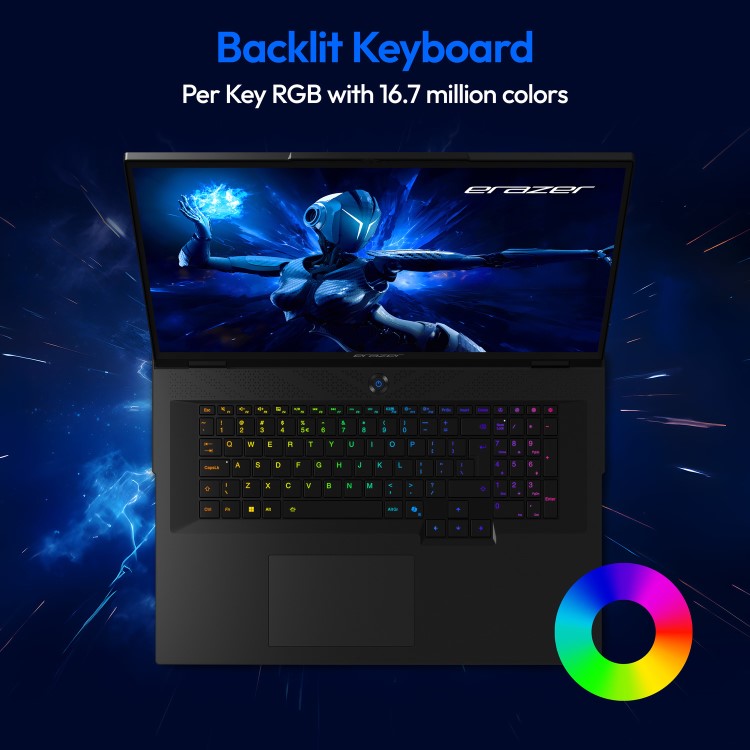 Medion ERAZER Beast 18 Intel Core Ultra 9 32GB RAM 2TB SSD RTX 5080 240Hz 18 Inch Windows 11 Gaming Laptop