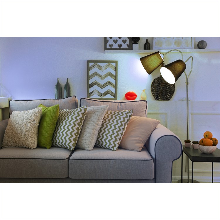 electriQ Dimmable Smart Colour WIFI LED Spotlight Bulb with MR16 fitting - Alexa & Google Home compatible