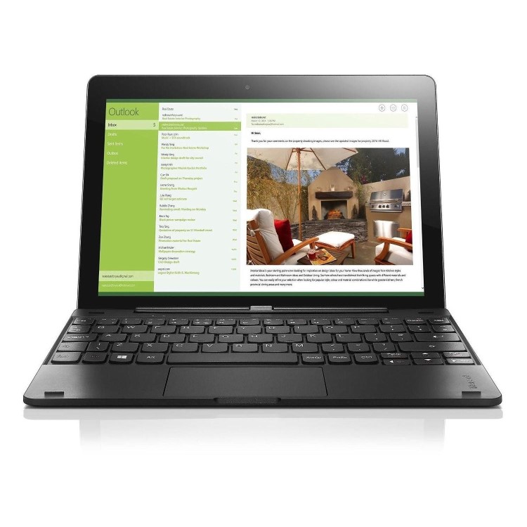 Refurbished Lenovo MIIX 300 10.1" Intel Atom Z3735F 2GB 32GB Windows 10 Touchscreen Convertible Laptop
