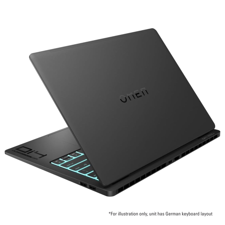 Refurbished HP OMEN 14-fb0174ng Intel Ultra 7 16GB RAM 512GB SSD RTX 4060 120Hz 14 Inch Gaming Laptop - German Keyboard Layout