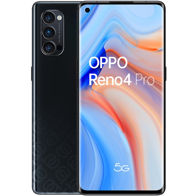 Refurbished OPPO Reno4 Pro 128GB 5G SIM Free Smartphone - Black