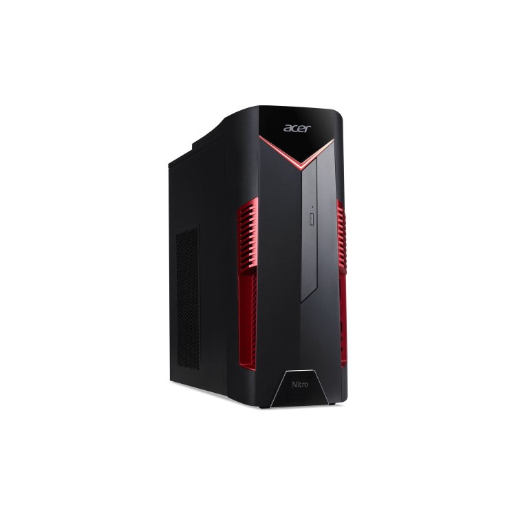 Refurbished Acer Nitro N50-600 Core i5-8400 8GB 16GB Intel Optane 1TB GTX 1050 DVD-RW Windows 10 Gaming Desktop