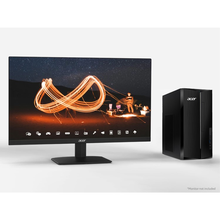 Acer Aspire TC-1760 Intel Core i3-12100 8GB 2TB HDD Windows 11 Home Desktop PC