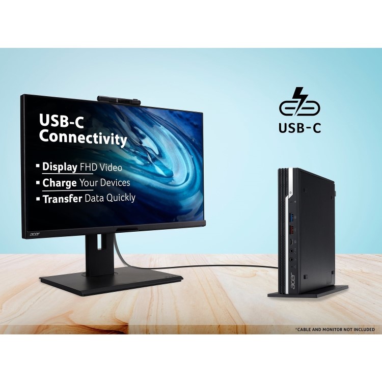 Acer Veriton N4 VN4680GT Intel Core i5 11400T 8GB 256GB SSD Windows 11 Pro Desktop PC