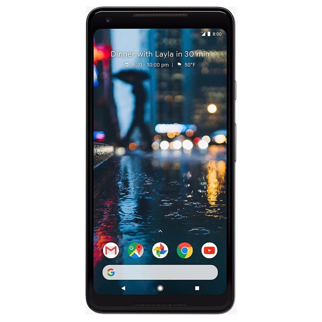Grade A3 Google Pixel 2 XL Just Black 6" 128GB 4G Unlocked & SIM Free
