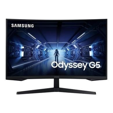 Refurbished Samsung Odyssey G5 LC27G55TQWUXEN 27" QHD LED 144Hz 1ms FreeSync Curved Gaming Monitor