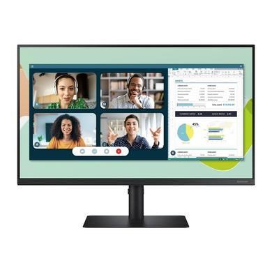 Box Opened Samsung S24A400VEU 24" IPS LED FHD 75Hz FreeSync Monitor with Webcam & Speaker - Black