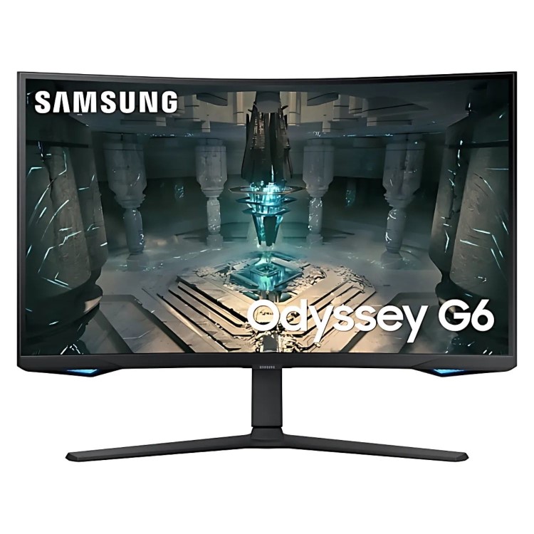 Refurbished Samsung Odyssey G6 LS32BG650EUXXU 32" QHD VA 240Hz 1ms Curved Smart Gaming Monitor