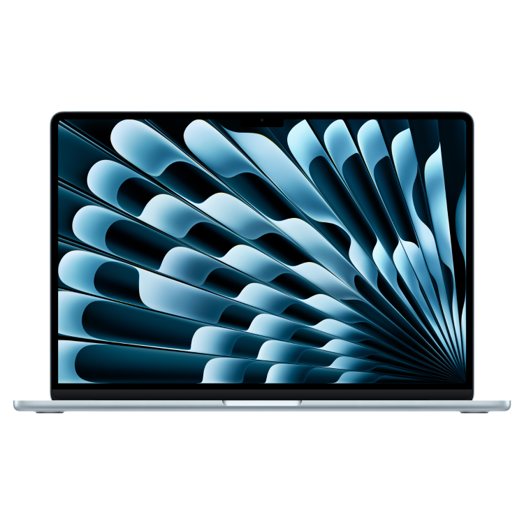 Refurbished Apple MacBook Air 15 Inch M4 16GB RAM 256GB SSD 2025 - Sky Blue
