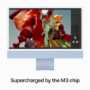 Refurbished Apple iMac 2023 M3 8-Core CPU 10-Core GPU 8GB RAM 256GB SSD 24 Inch 4.5K All-in-One PC - Blue
