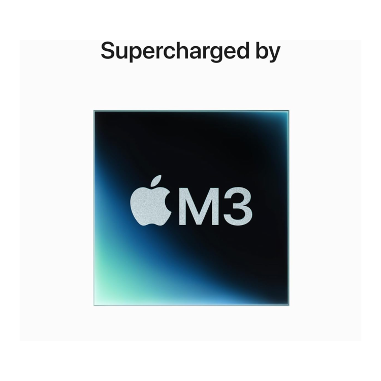 Refurbished Apple MacBook Air 15 Inch M3 8GB RAM 256GB SSD 2024 - Midnight