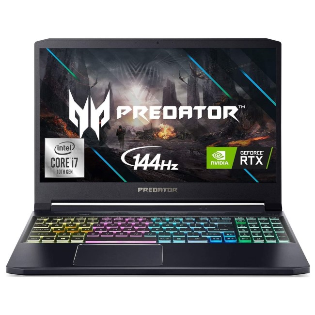 Refurbished Acer Predator Triton 300 Core i7-10750H 16GB 1TB SSD RTX 2070 MaxQ 15.6 Inch Windows 10 Gaming Laptop