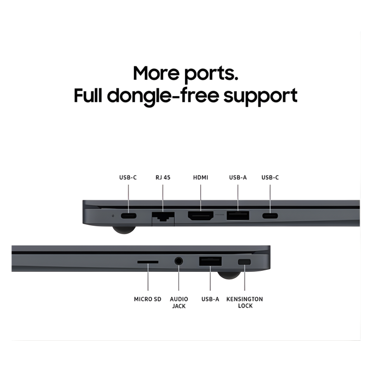 Refurbished Samsung Galaxy Book4 Intel Core i3 8GB RAM 256GB SSD 15.6 Inch Windows 11 Laptop