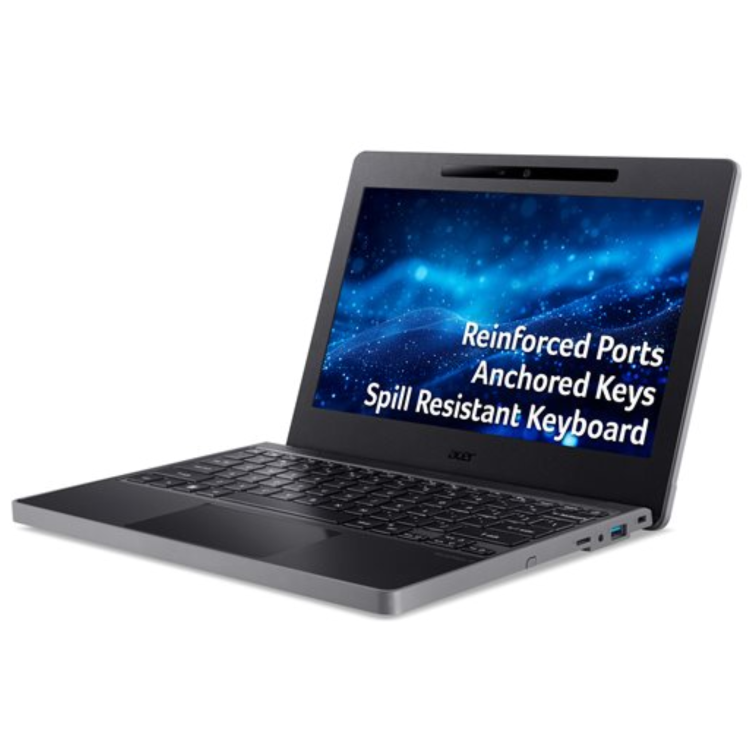 Refurbished Acer TravelMate B3 11 Intel N100 4GB RAM 128GB SSD 11.6 Inch Windows 11 Pro Education Laptop