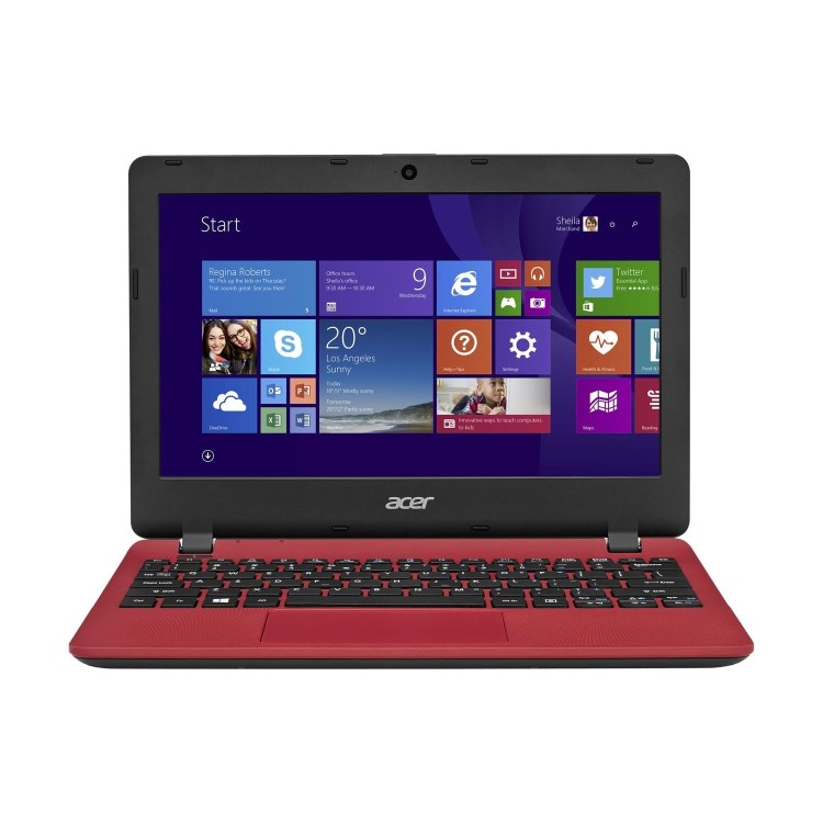 Refurbished Acer Aspire ES1-132-C974 Intel Celeron N3350 4GB 32GB 11.6 Inch Windows 10 Laptop in Red