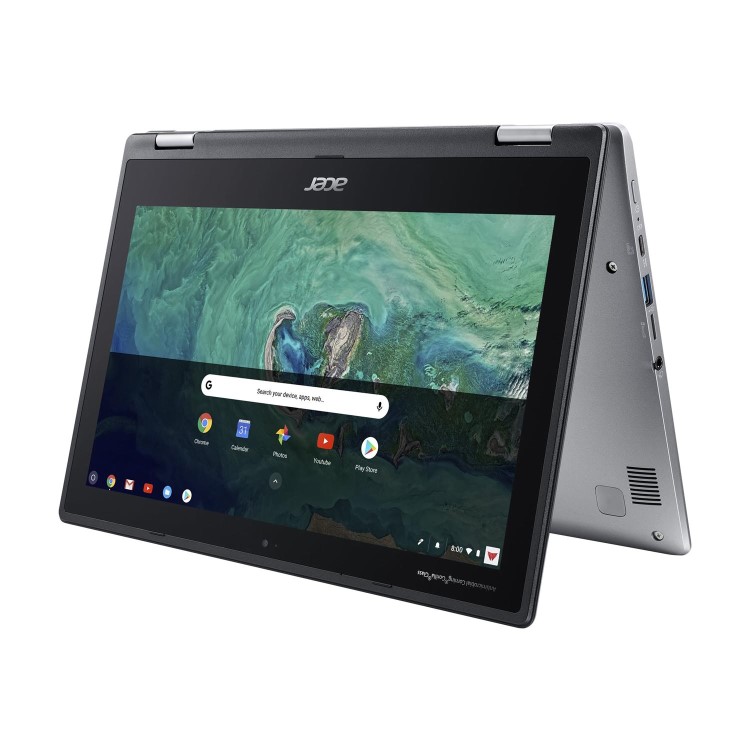 Refurbished Acer Spin 11 Intel Celeron N3450 4GB 32GB 11.6 Inch 2 in 1 Chromebook in Silver