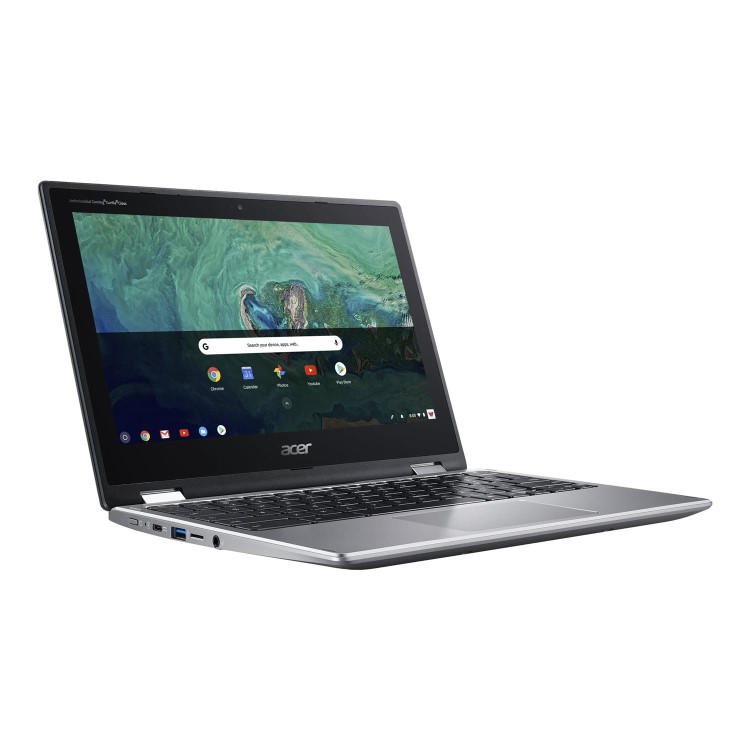 Refurbished Acer Spin 11 Intel Celeron N3450 4GB 32GB 11.6 Inch 2 in 1 Chromebook in Silver