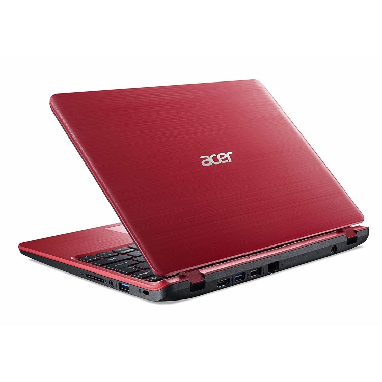 Refurbished Acer Aspire 1 Intel Celeron N4000 2GB 32GB 11.6 Inch Windows 10 Laptop in red