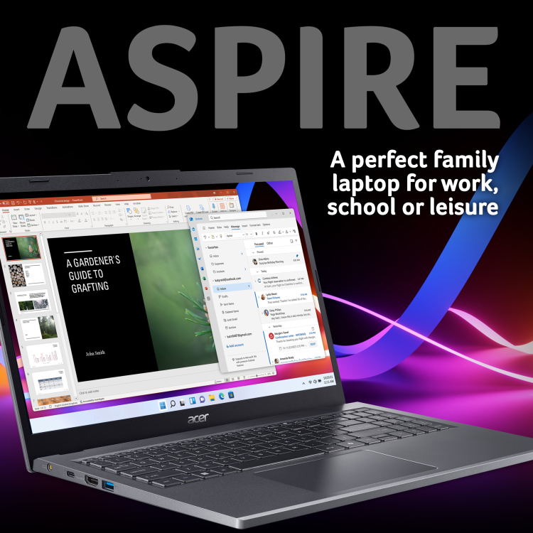 Acer Aspire 15 Intel Core i7 16GB RAM 512GB SSD 15.6 Inch Windows 11 Laptop