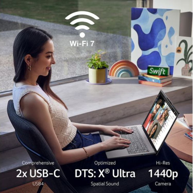 Refurbished Acer Swift Go 16 AMD Ryzen AI 7 350 Copilot+ PC 32GB RAM 1TB SSD 16 Inch Windows 11 Laptop