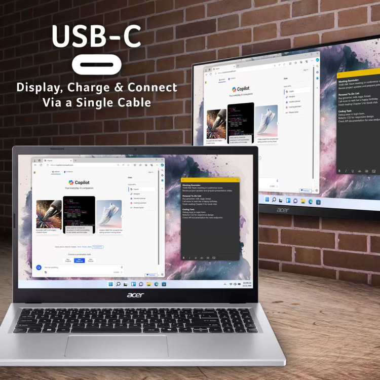 Refurbished Acer Aspire Go 15 Core i5 16GB RAM 512GB SSD 15.6 Inch Windows 11 Laptop